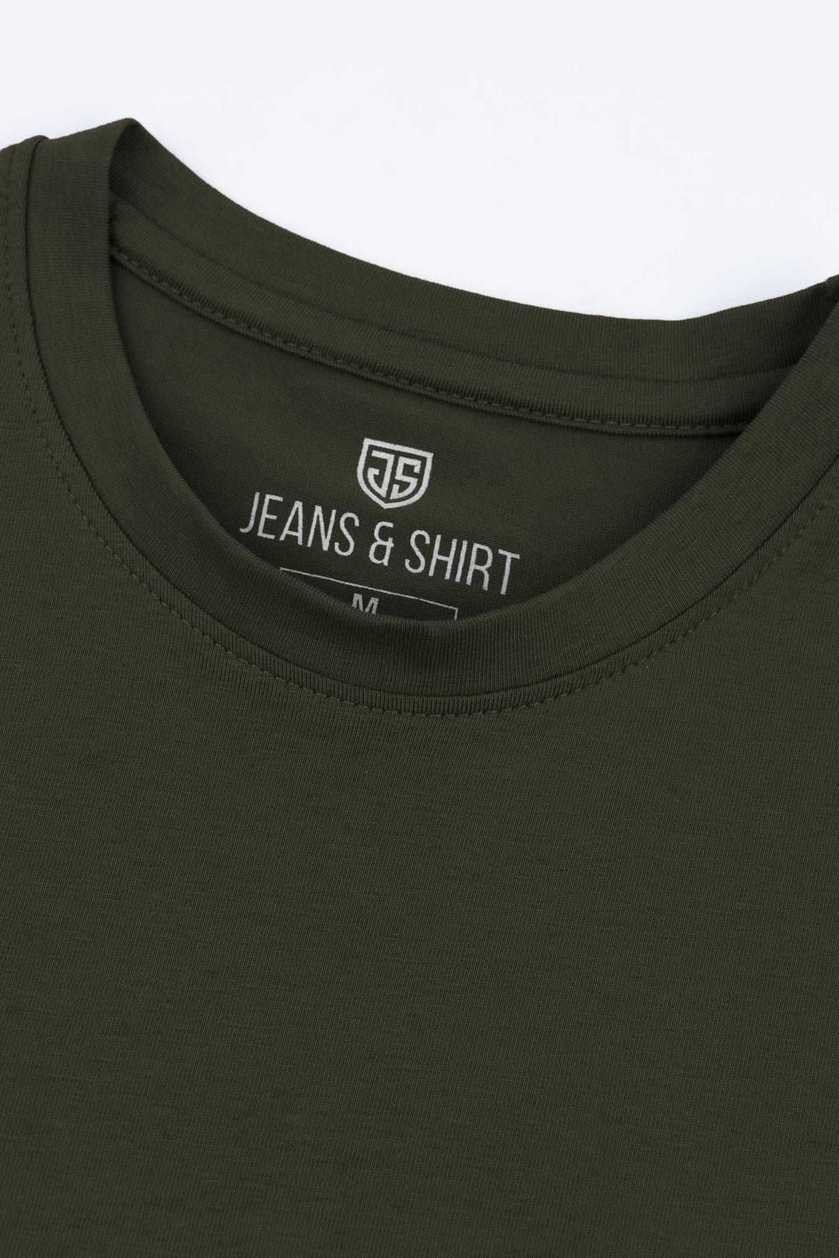All Day Cotton Stretch T-Shirt – Olive Green