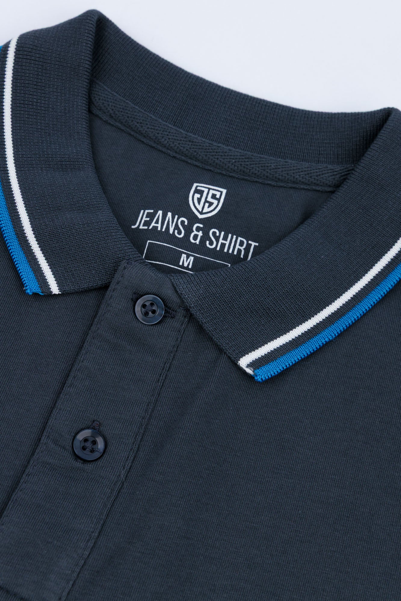 Dark Grey Cotton Lycra Polo Shirt
