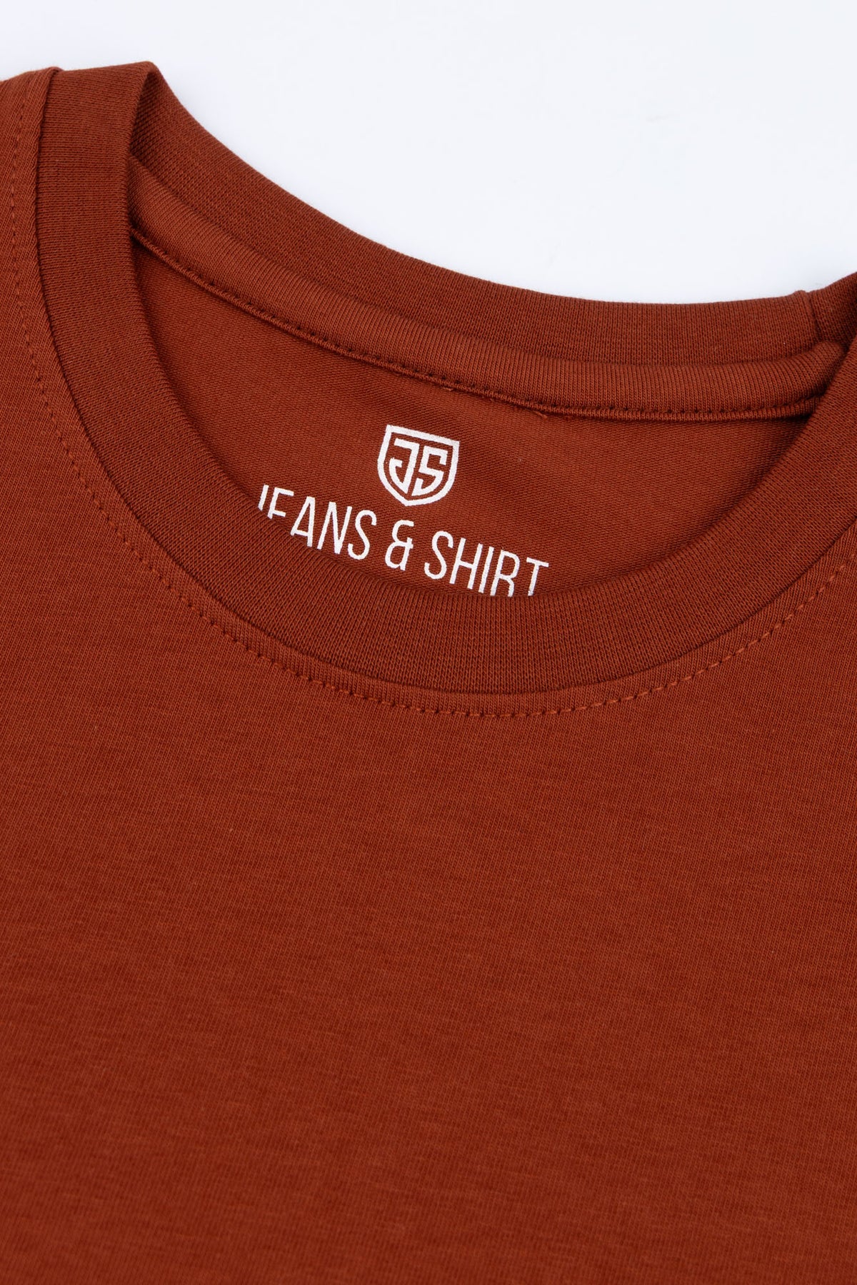 All Day Cotton Stretch T-Shirt – Rust