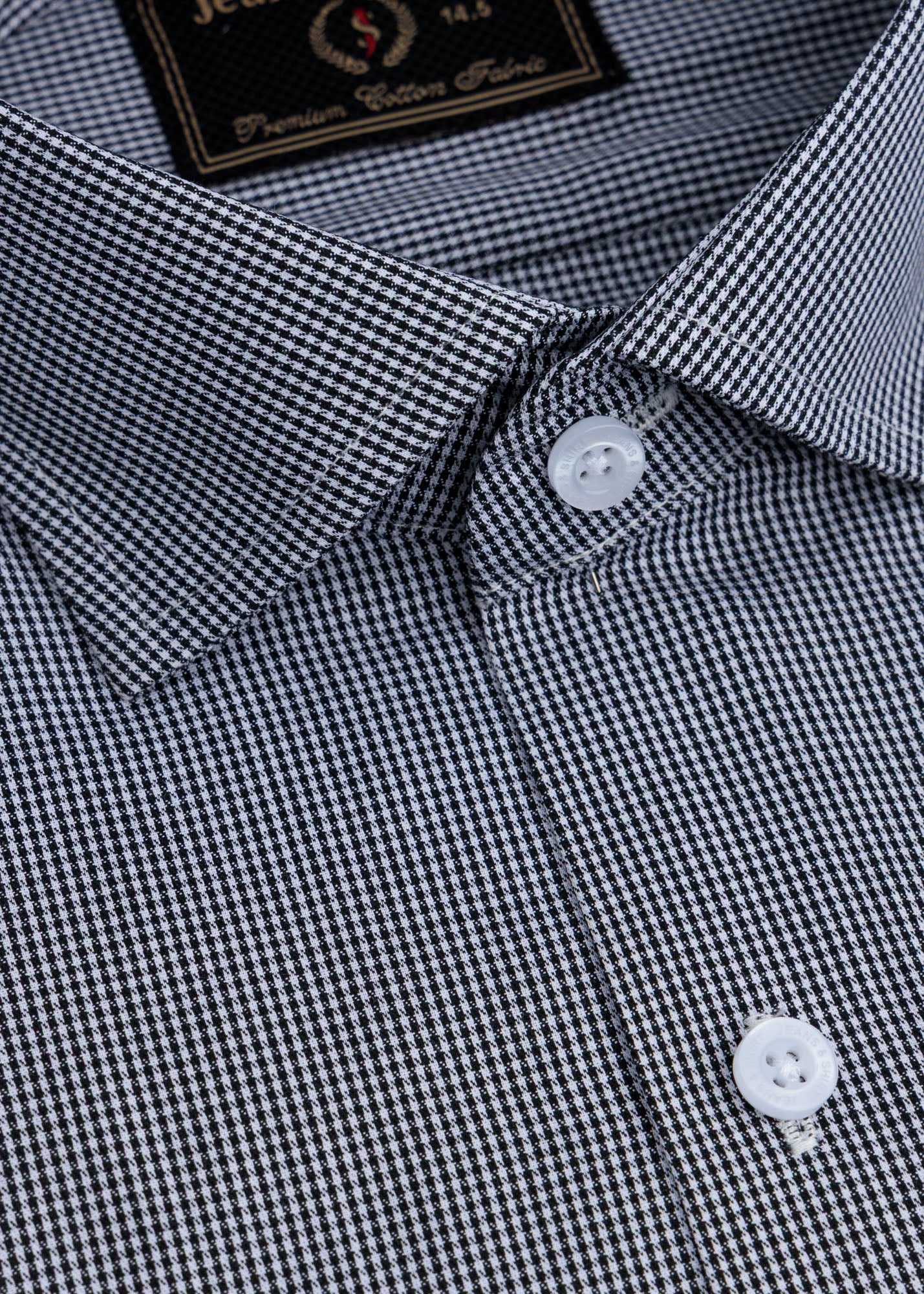 Graphite Micro Check Formal Shirt