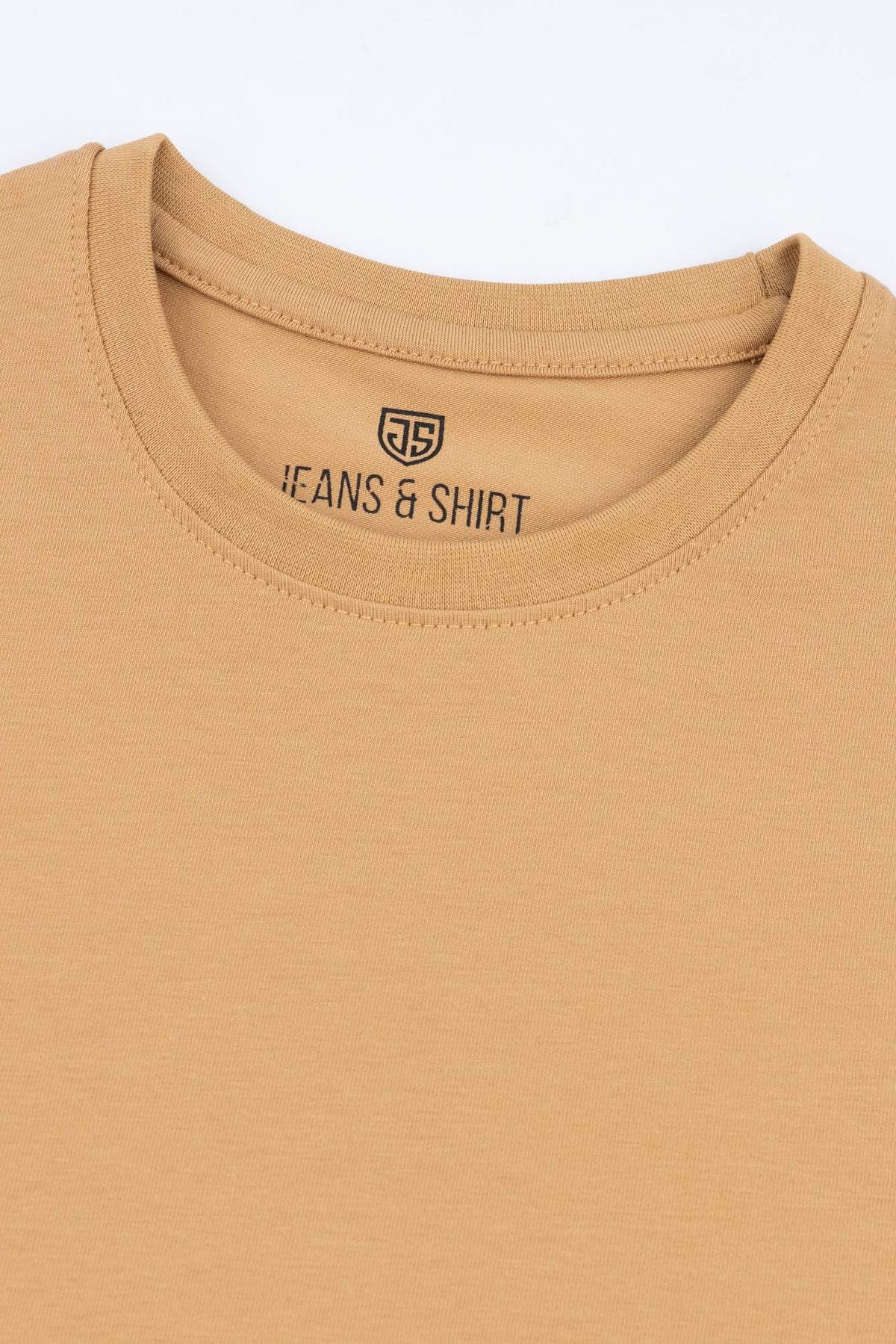 All Day Cotton Stretch T-Shirt – Beige