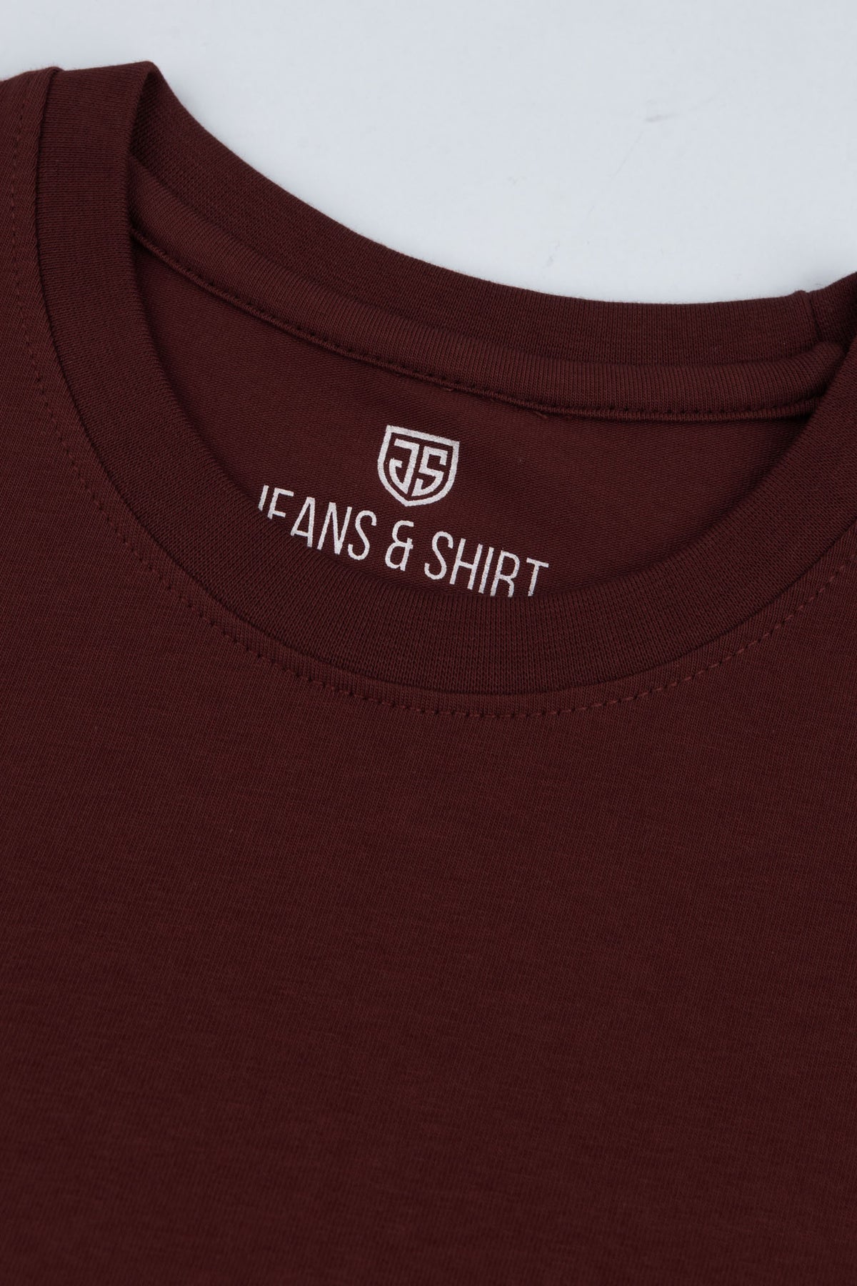 All Day Cotton Stretch T-Shirt – Maroon