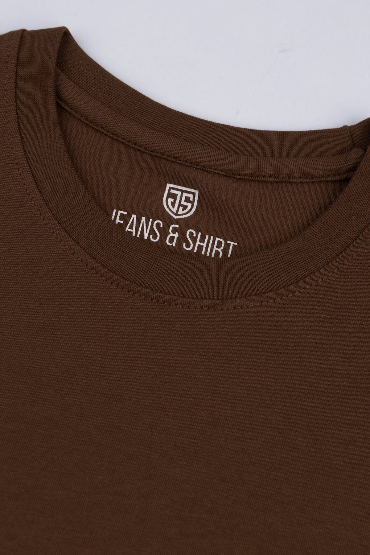 All Day Cotton Stretch T-Shirt – Classic Brown
