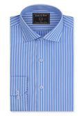 Soft Blue Stripe Formal Shirt