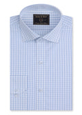 Sky Grid Formal Shirt