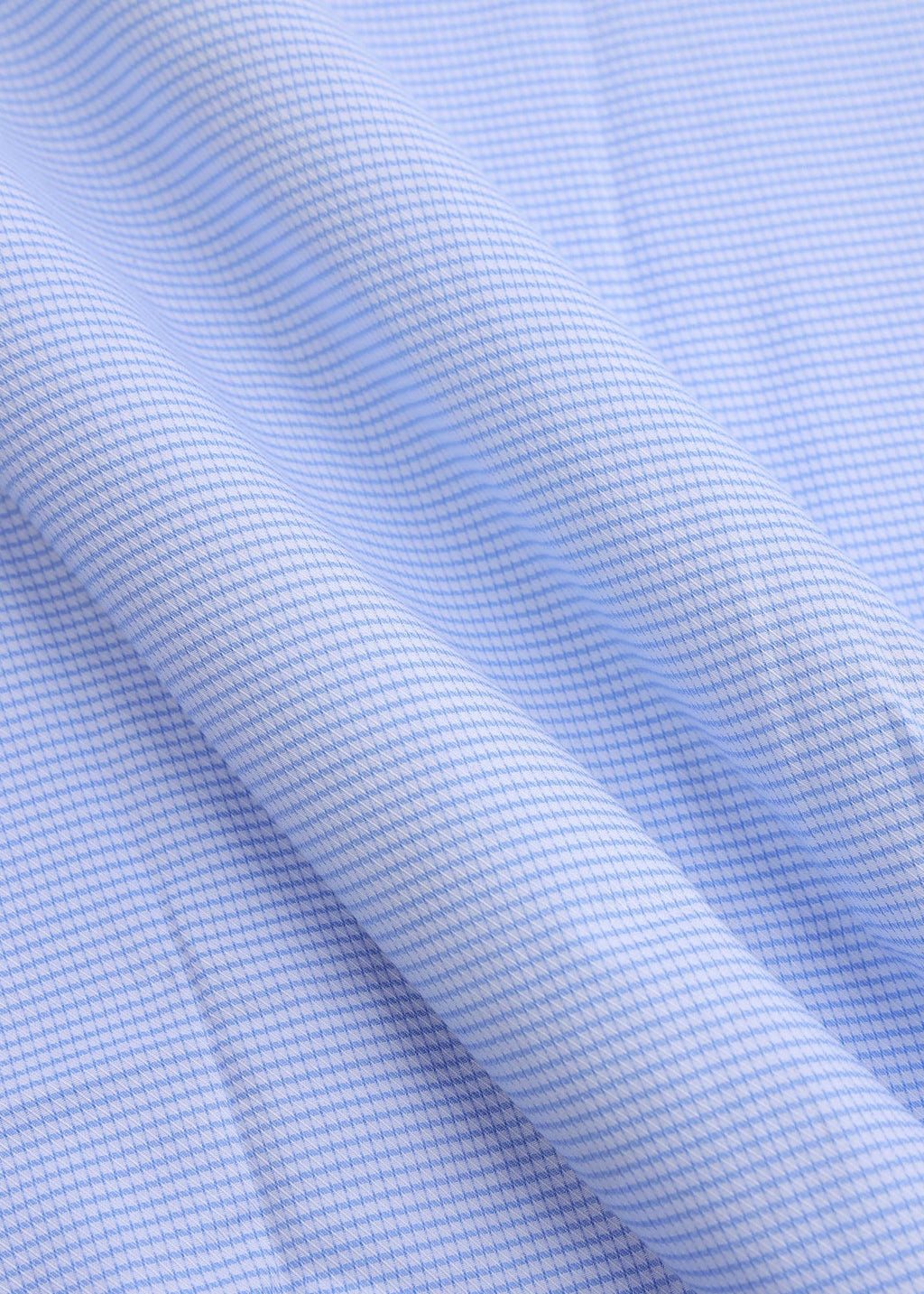 Blue Textured Check Formal Shirt
