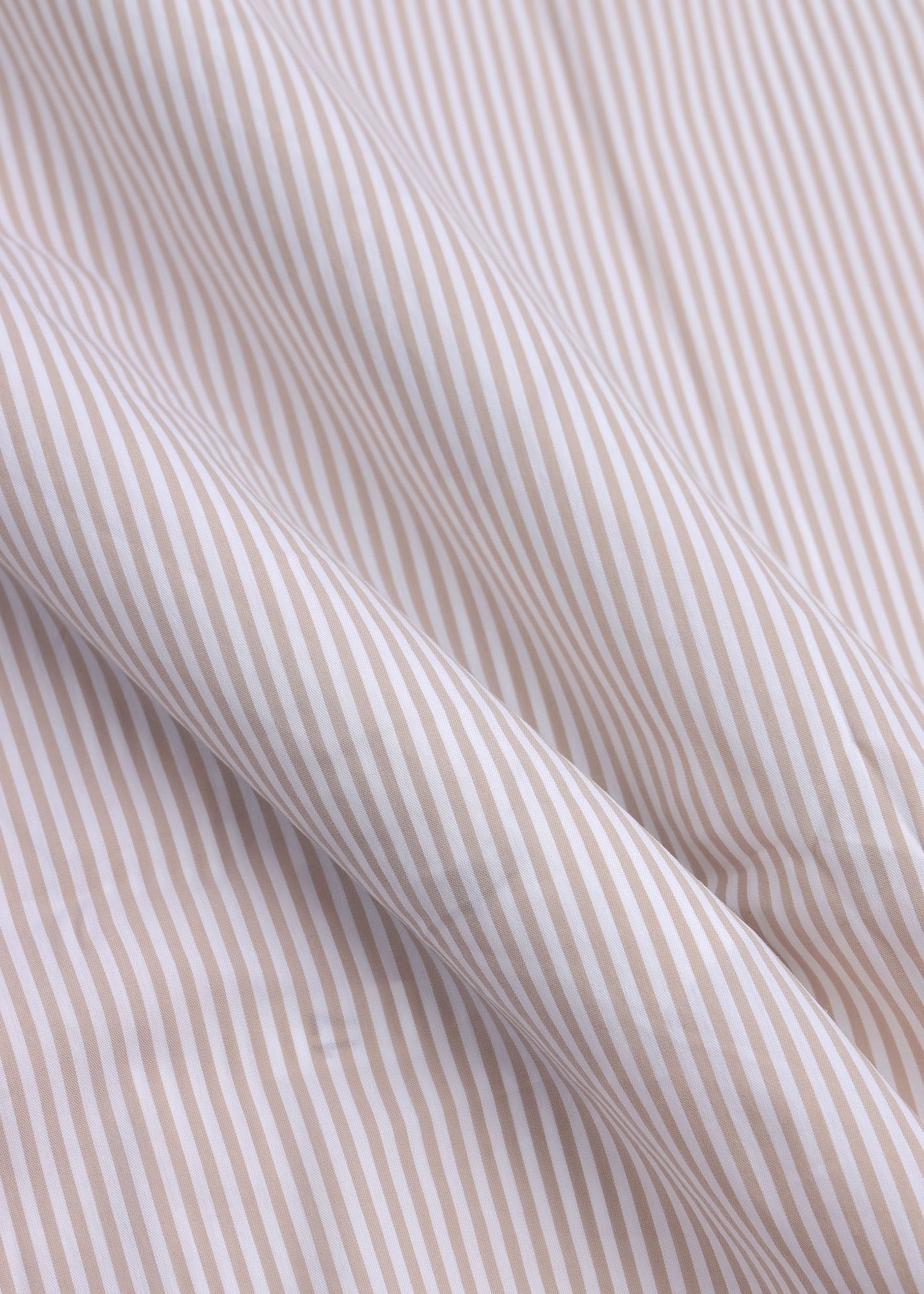 Mocha Classic Stripe Formal Shirt