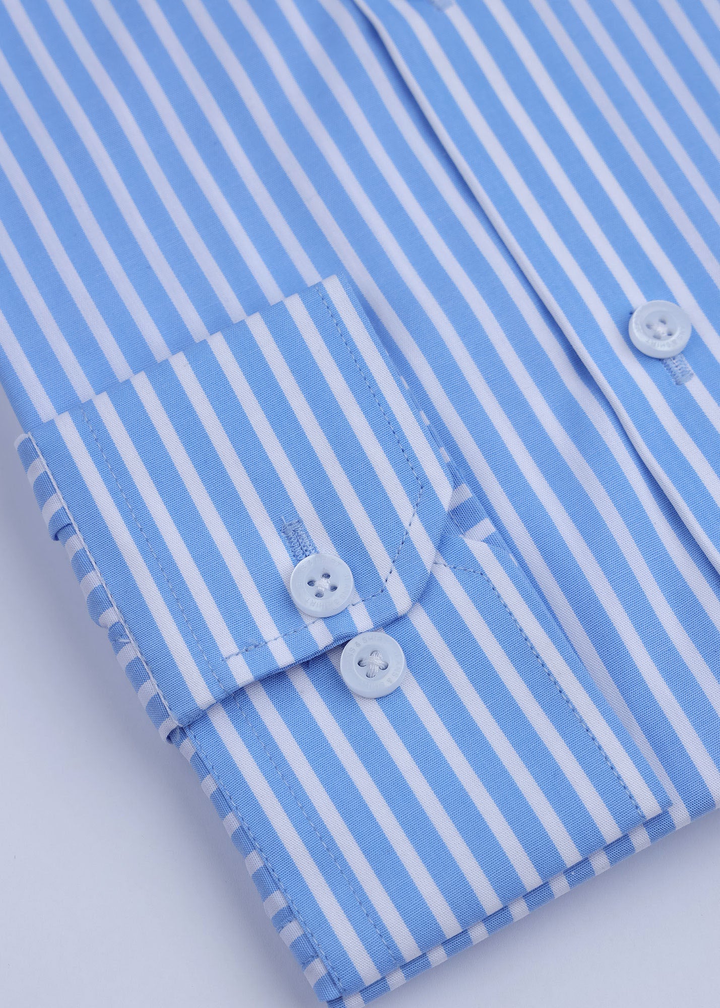 Soft Blue Stripe Formal Shirt