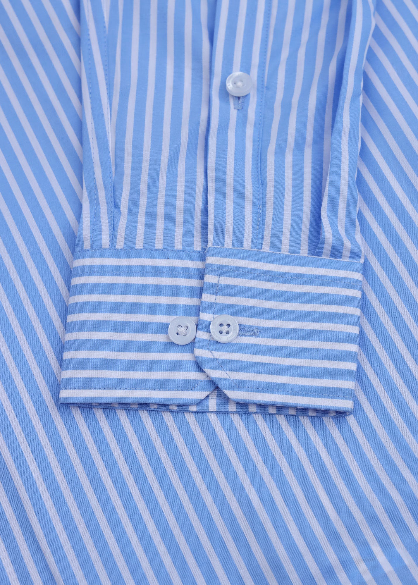 Soft Blue Stripe Formal Shirt