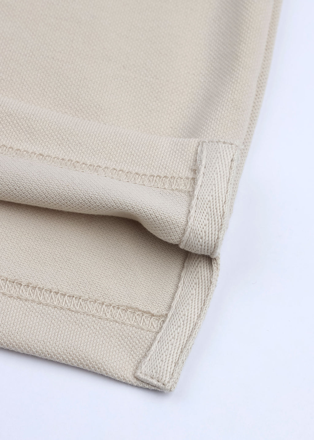 Oatmeal Pique Polo Shirt