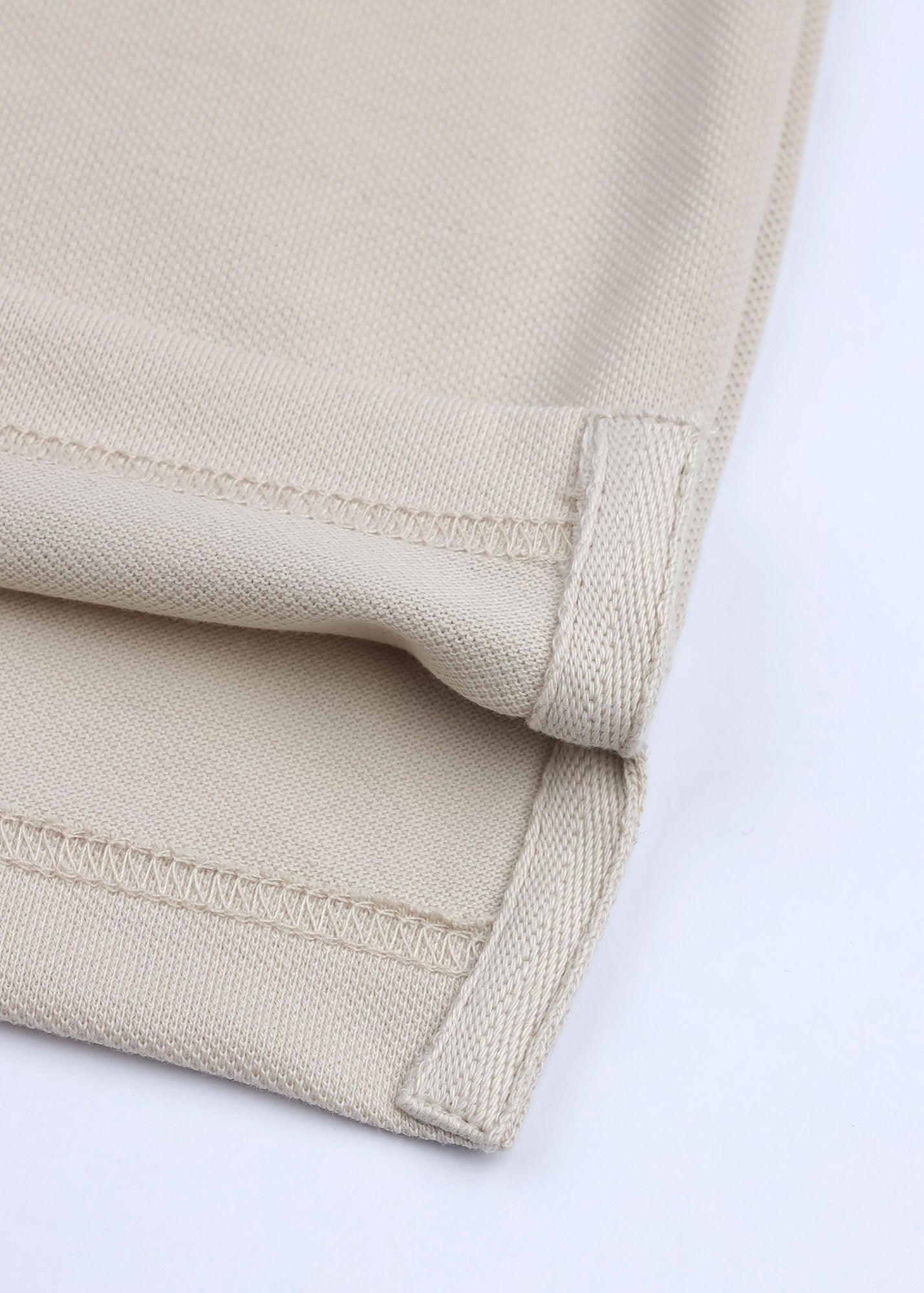 Oatmeal Pique Polo Shirt