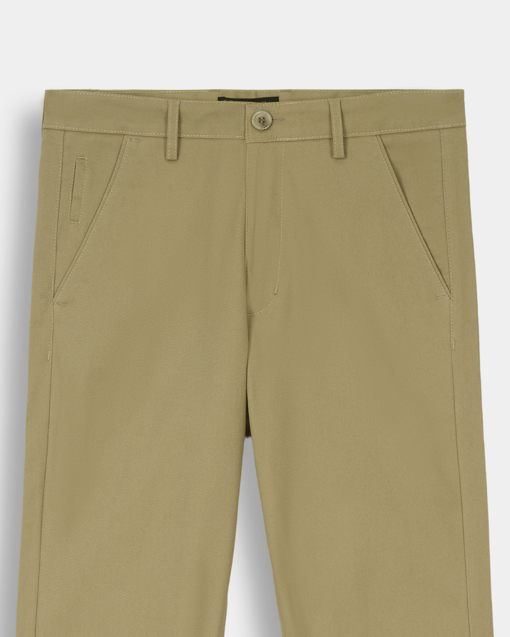 Classic Khaki Tapered Fit Cotton Pants