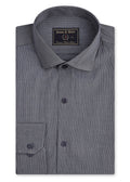 Black & White Fine Stripe Formal Shirt