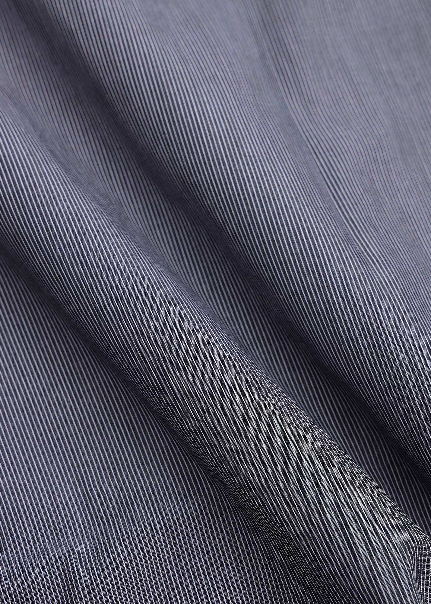 Black & White Fine Stripe Formal Shirt