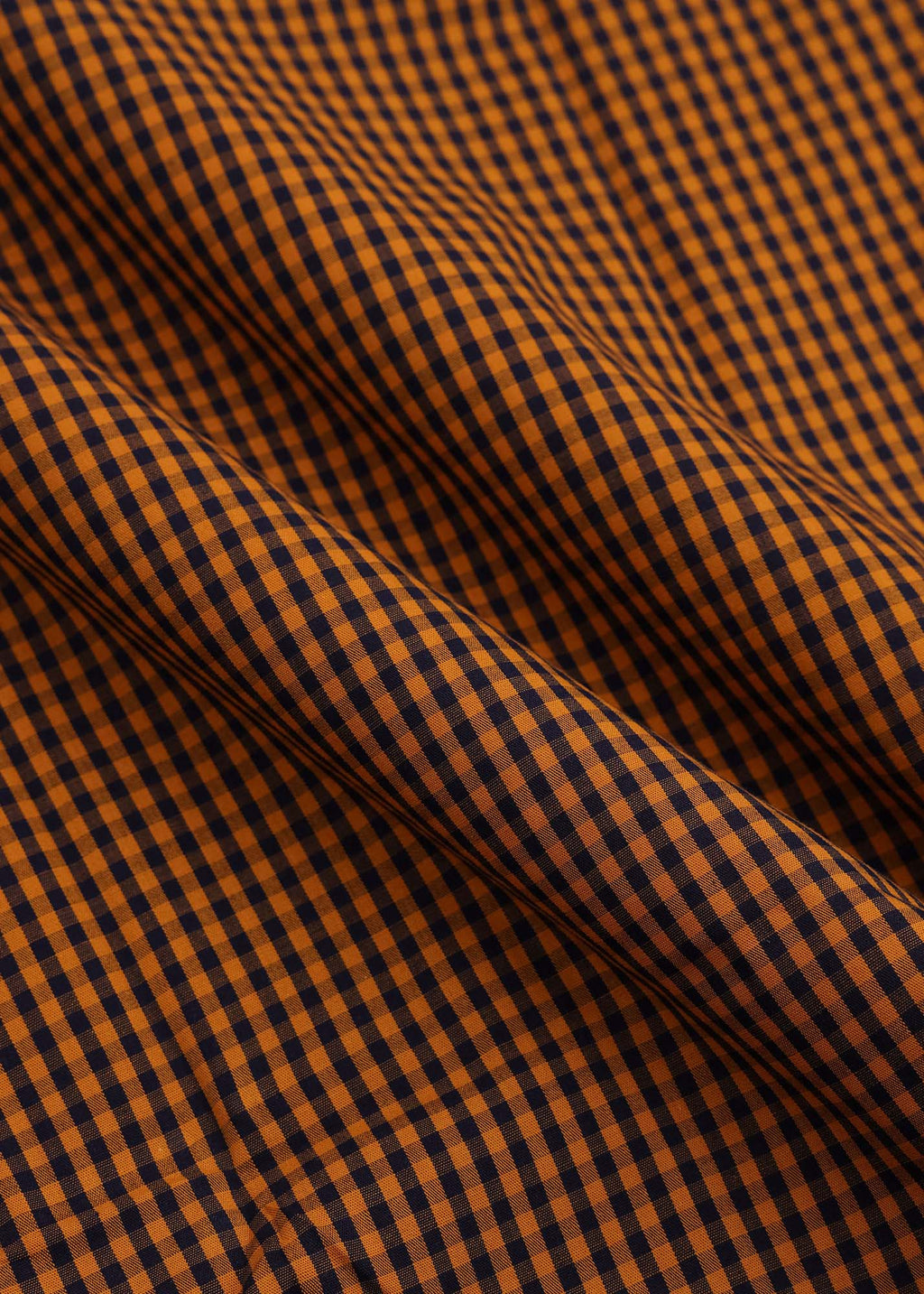 Mustard Micro Check Formal Shirt