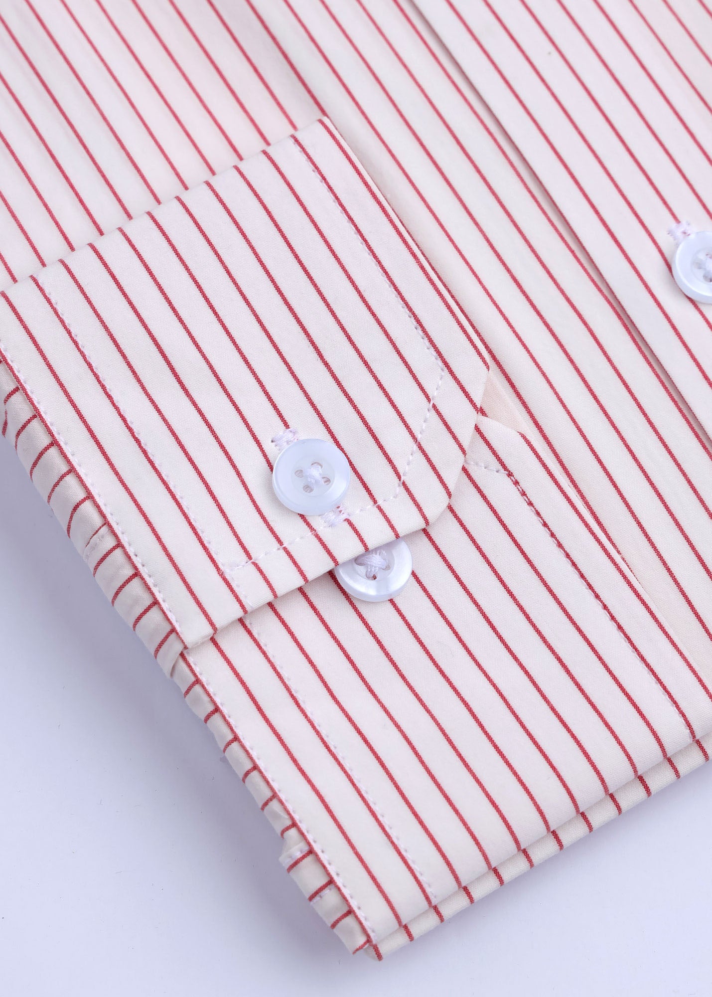 Red Pinstripe Formal Shirt