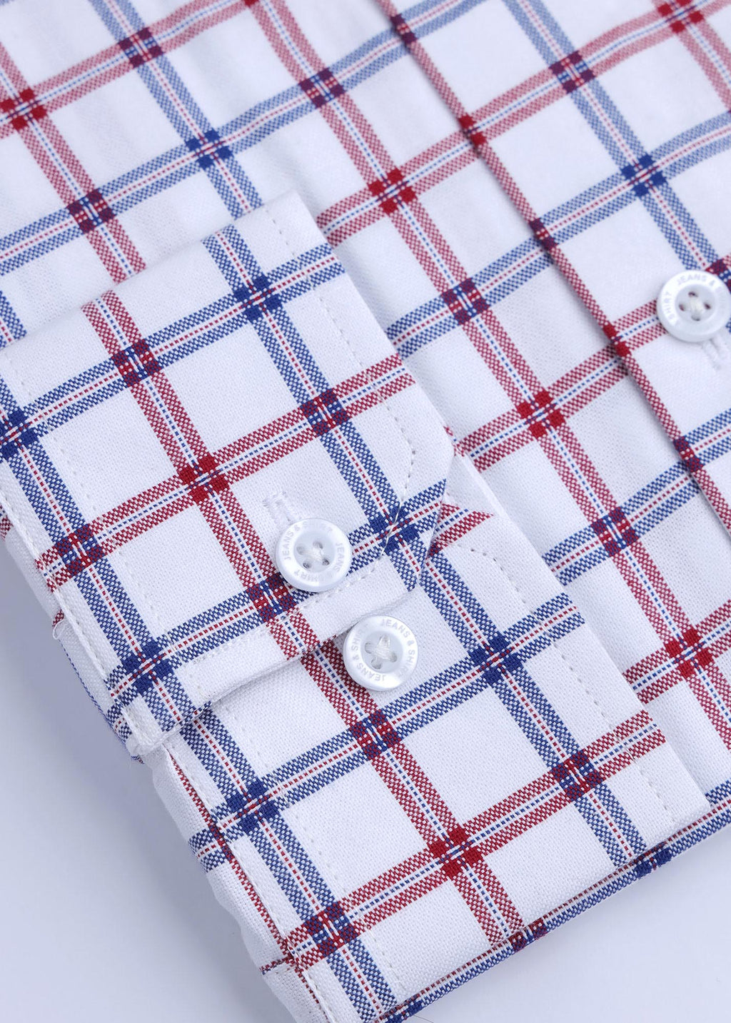 Classic Windowpane Check Formal Shirt