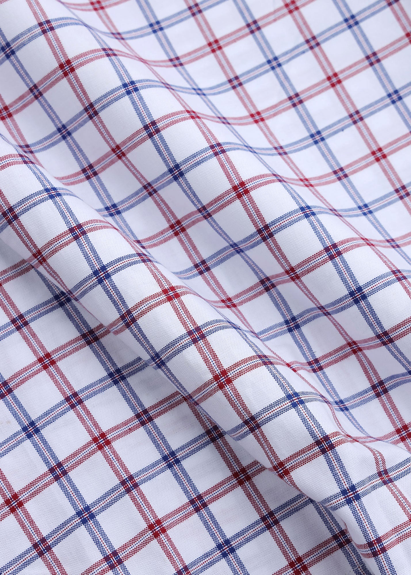 Classic Windowpane Check Formal Shirt