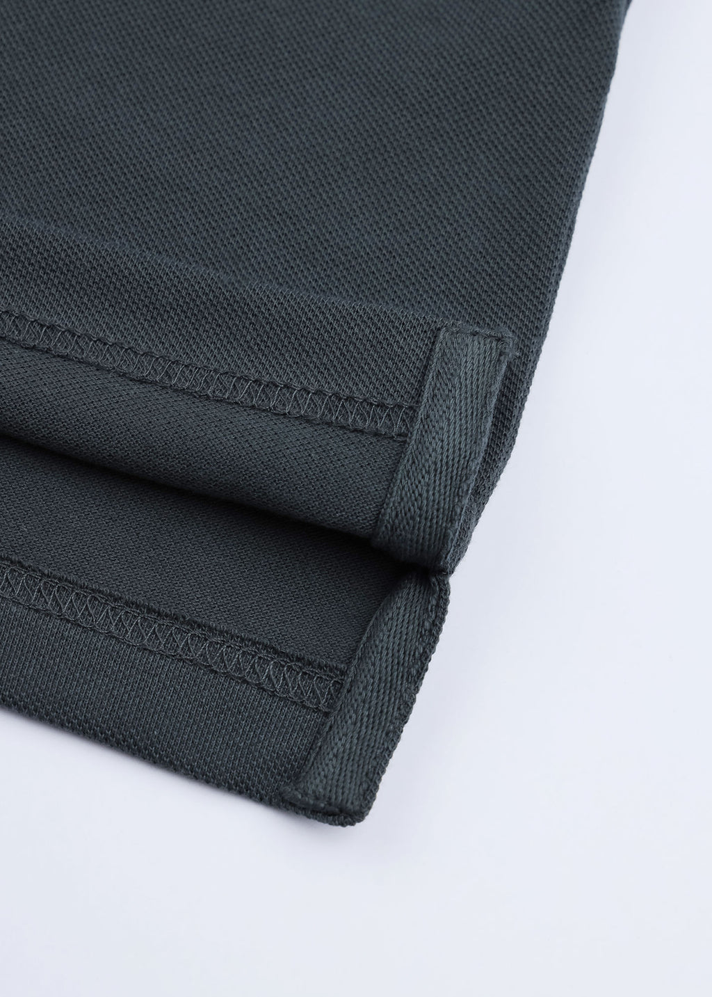 Gunmetal Pique Polo Shirt