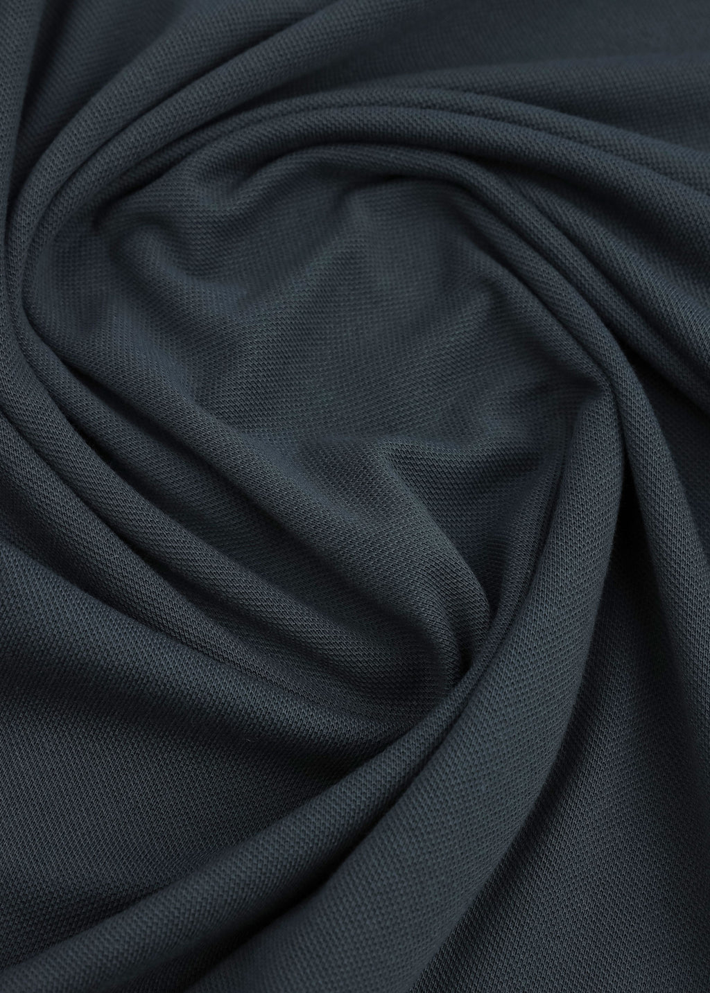 Gunmetal Pique Polo Shirt