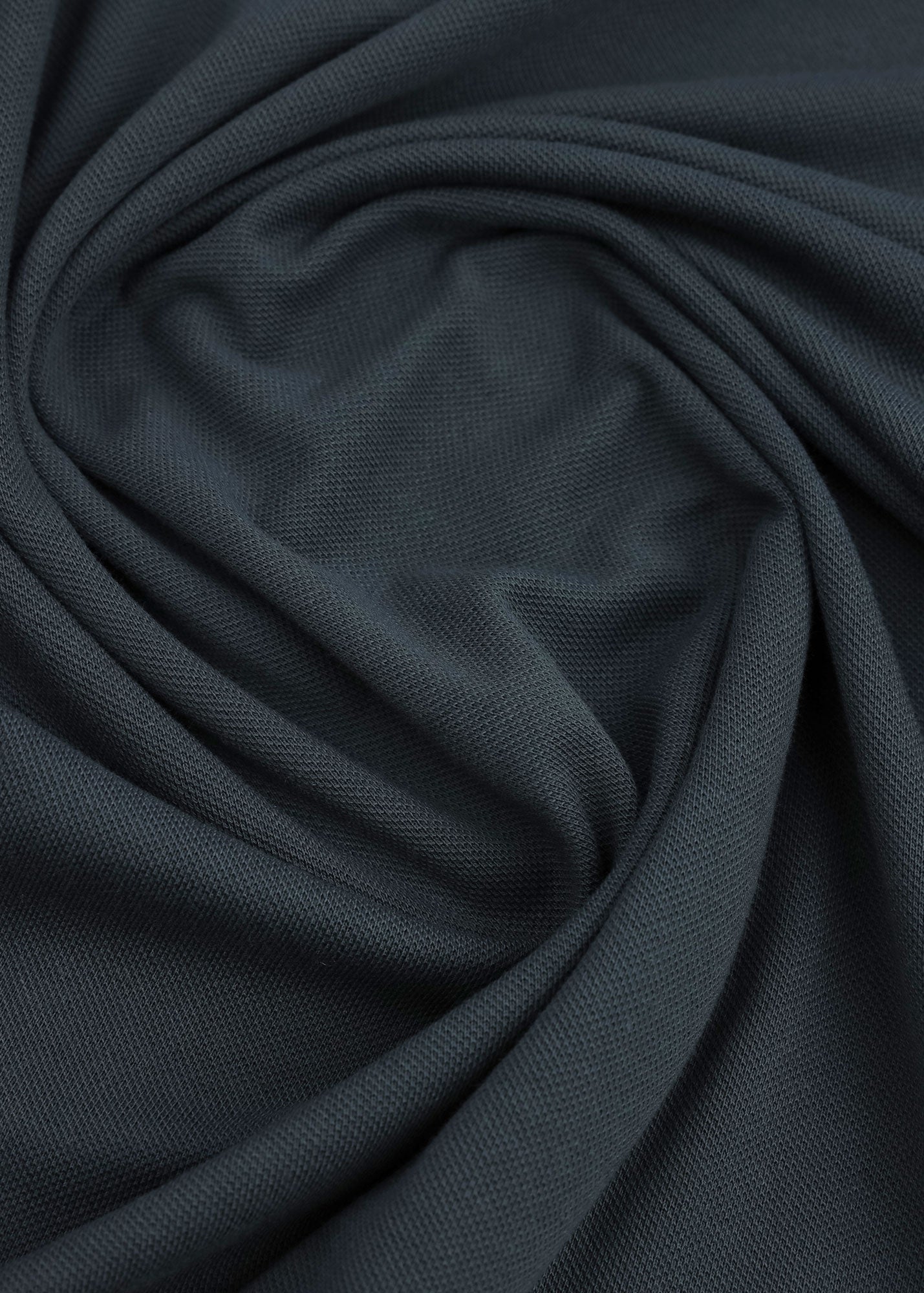 Gunmetal Pique Polo Shirt