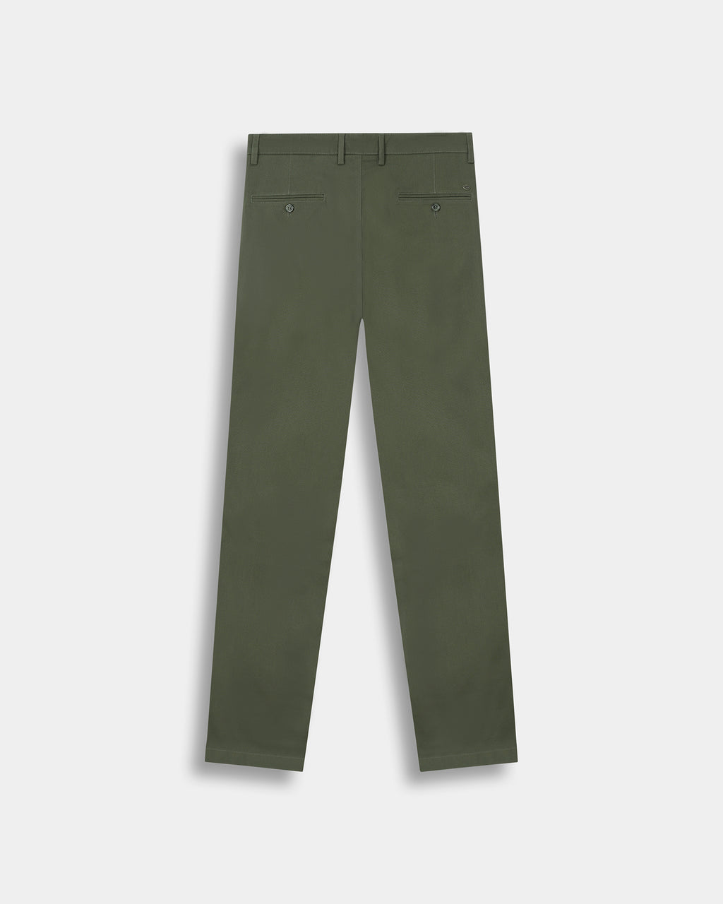Olive Green Tapered Fit Cotton Pants