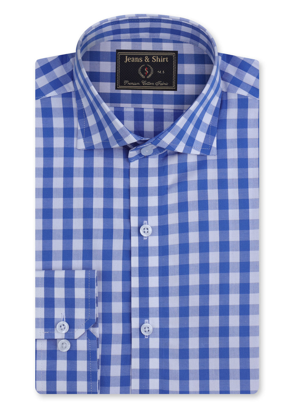Blue Classic Check Formal Shirt