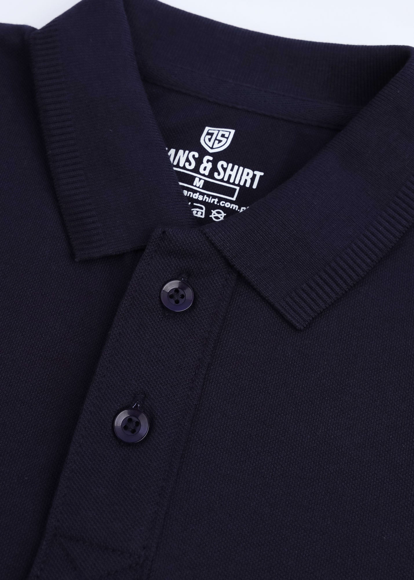 Midnight Navy Pique Polo Shirt