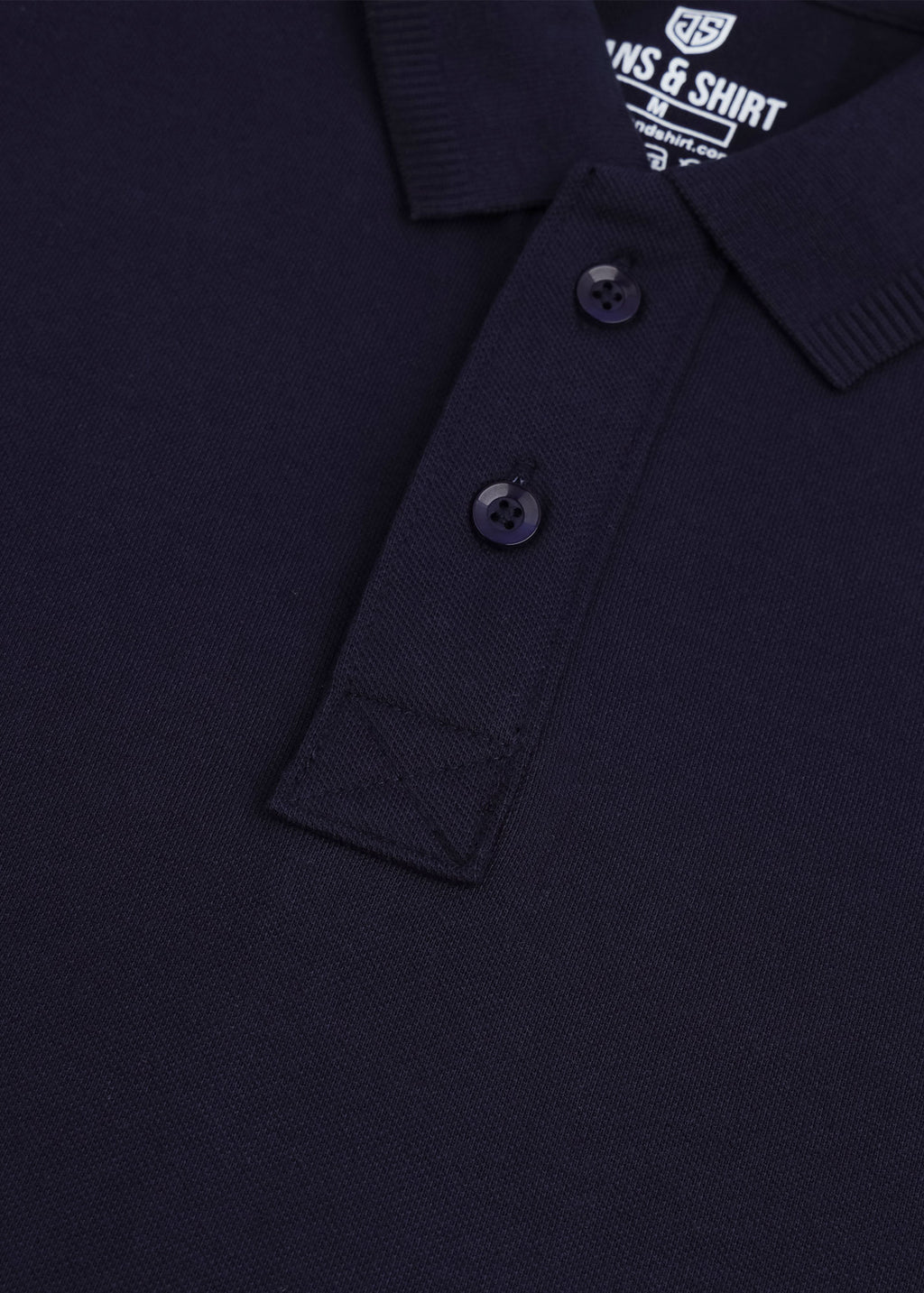 Midnight Navy Pique Polo Shirt
