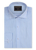 Blue Pinstripe Formal Shirt