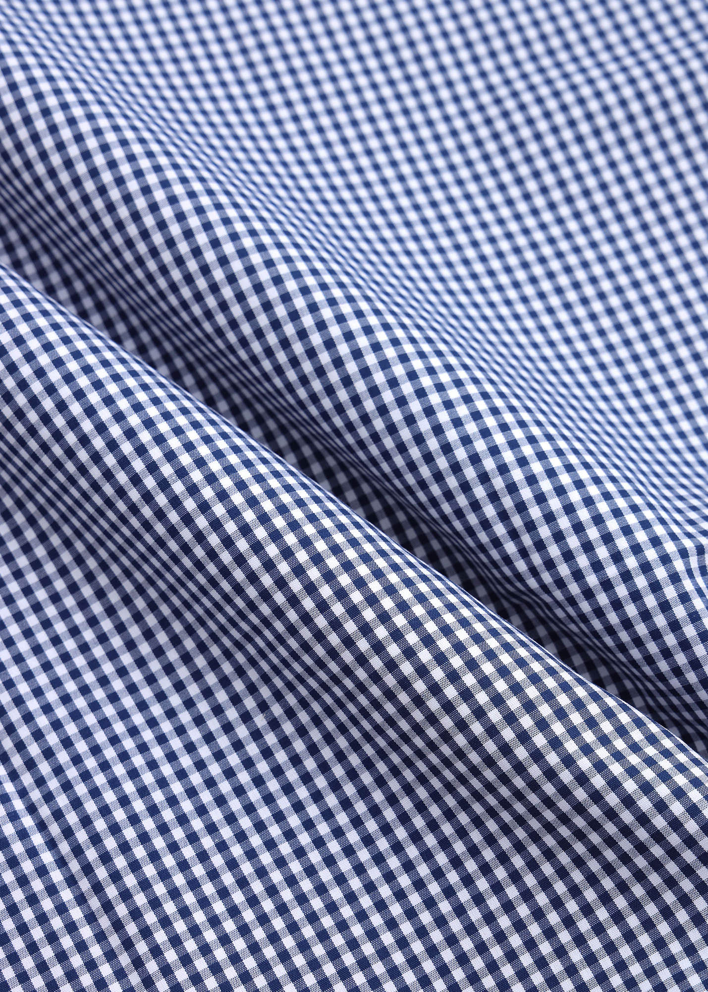 Blue Gingham Check Formal Shirt