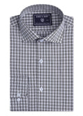 Black Dynamic Check Formal Shirt