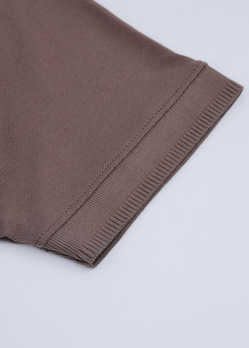 Taupe Pique Polo Shirt