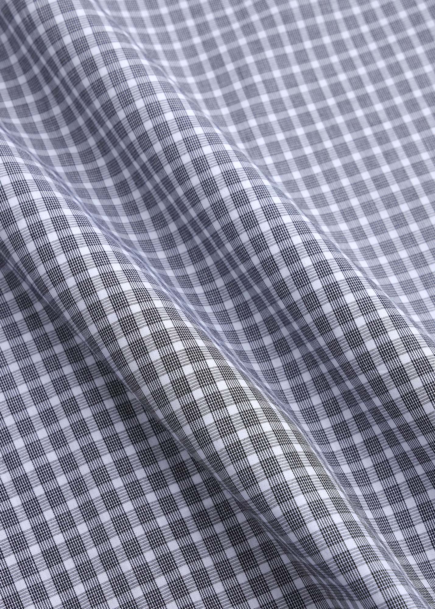 Black Dynamic Check Formal Shirt