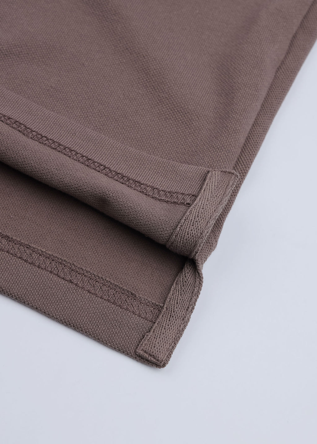 Taupe Pique Polo Shirt