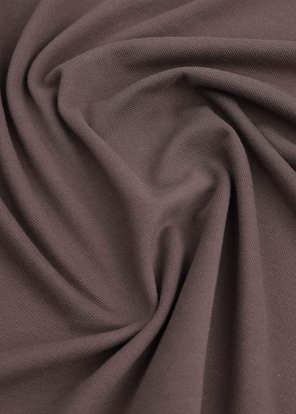 Taupe Pique Polo Shirt