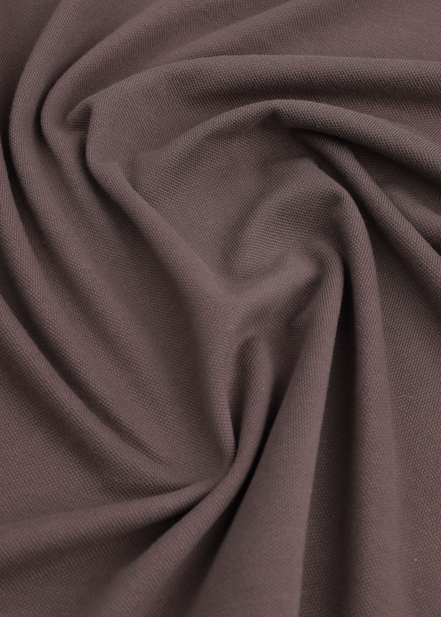 Taupe Pique Polo Shirt