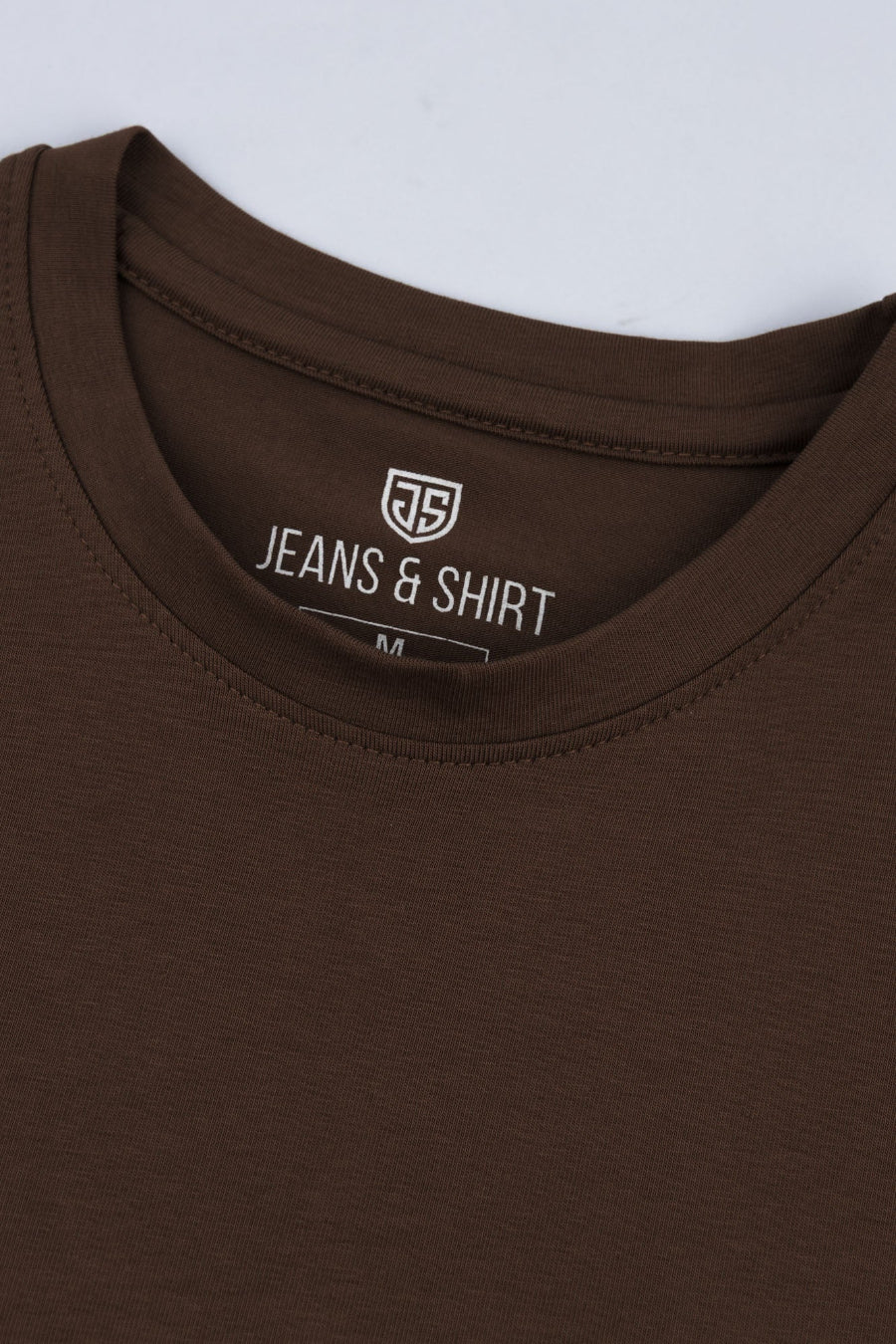 All Day Cotton Stretch T-Shirt – Chocolate Brown