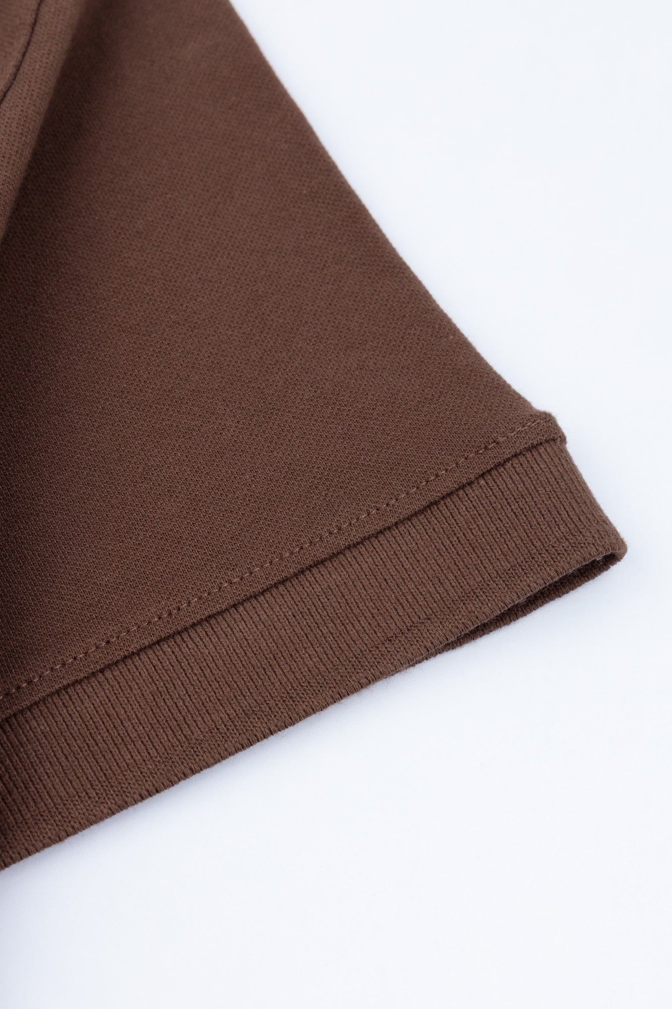 Chocolate Brown Pique Polo Shirt