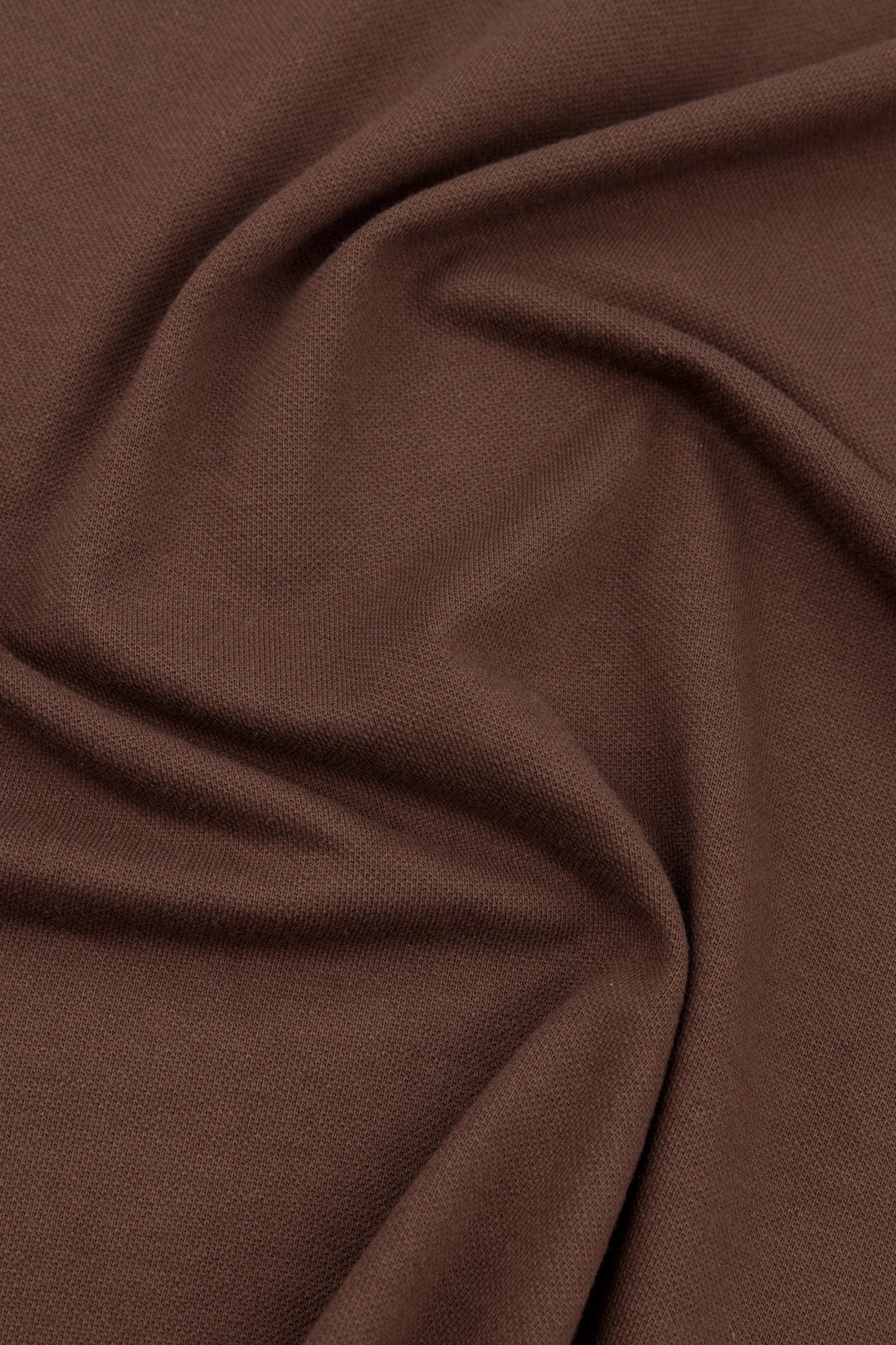 Chocolate Brown Pique Polo Shirt