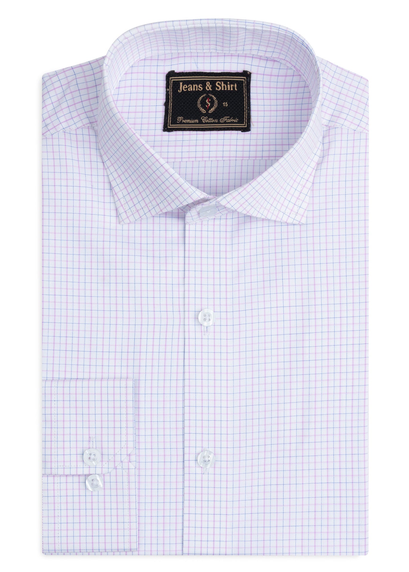 Pink Micro Check Formal Shirt