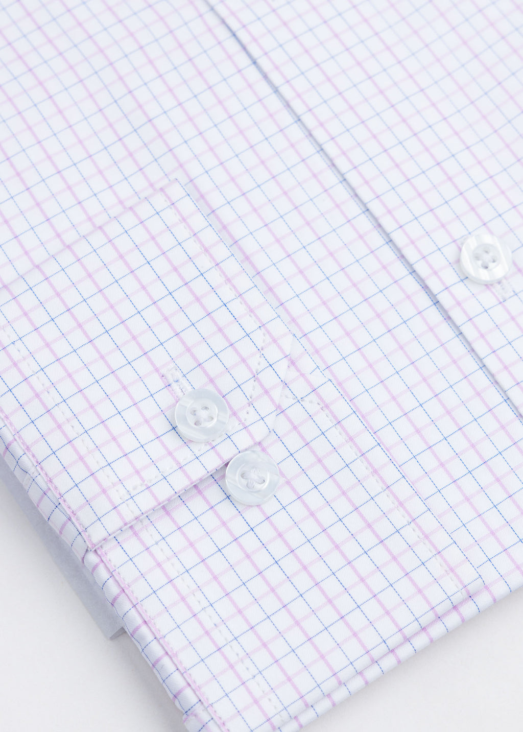 Pink Micro Check Formal Shirt