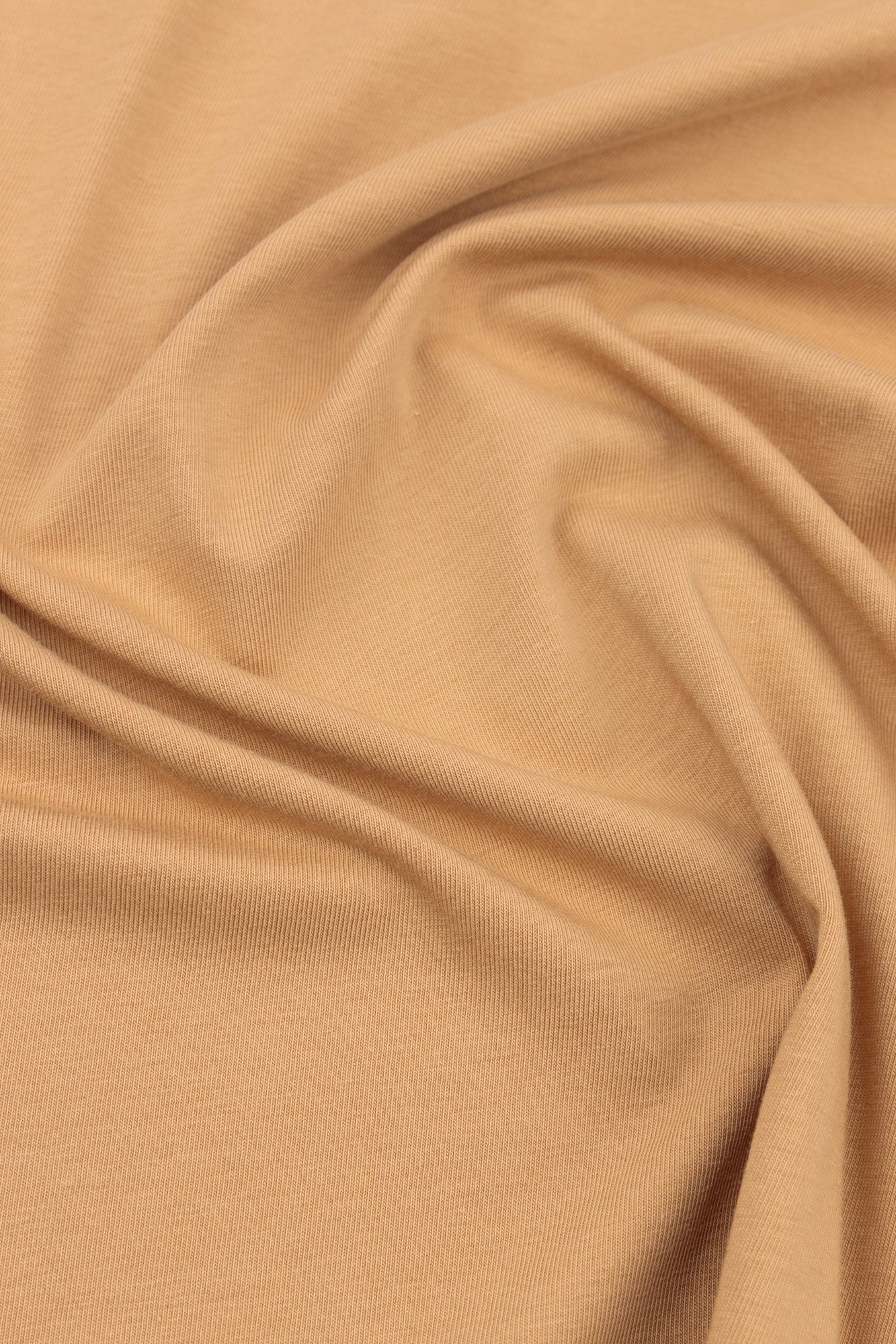 Light Camel Zip Polo Shirt