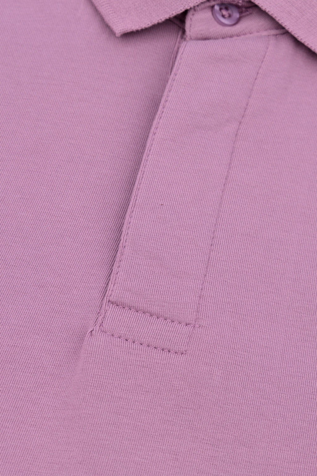 Lavender Concealed Placket Polo Shirt