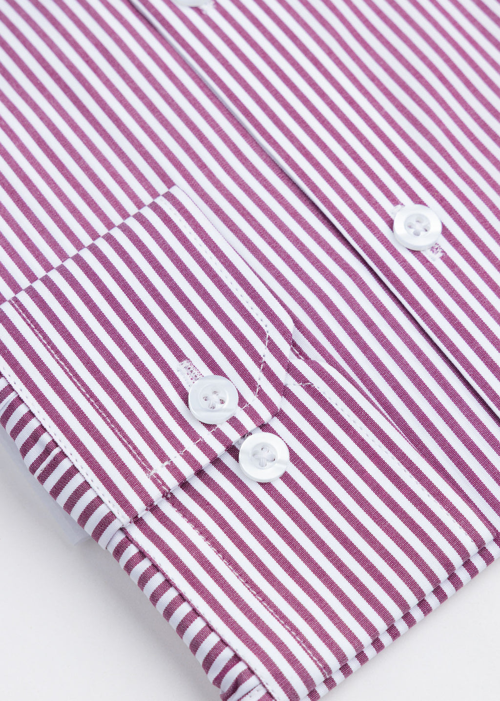 Plum & White Stripe Formal Check