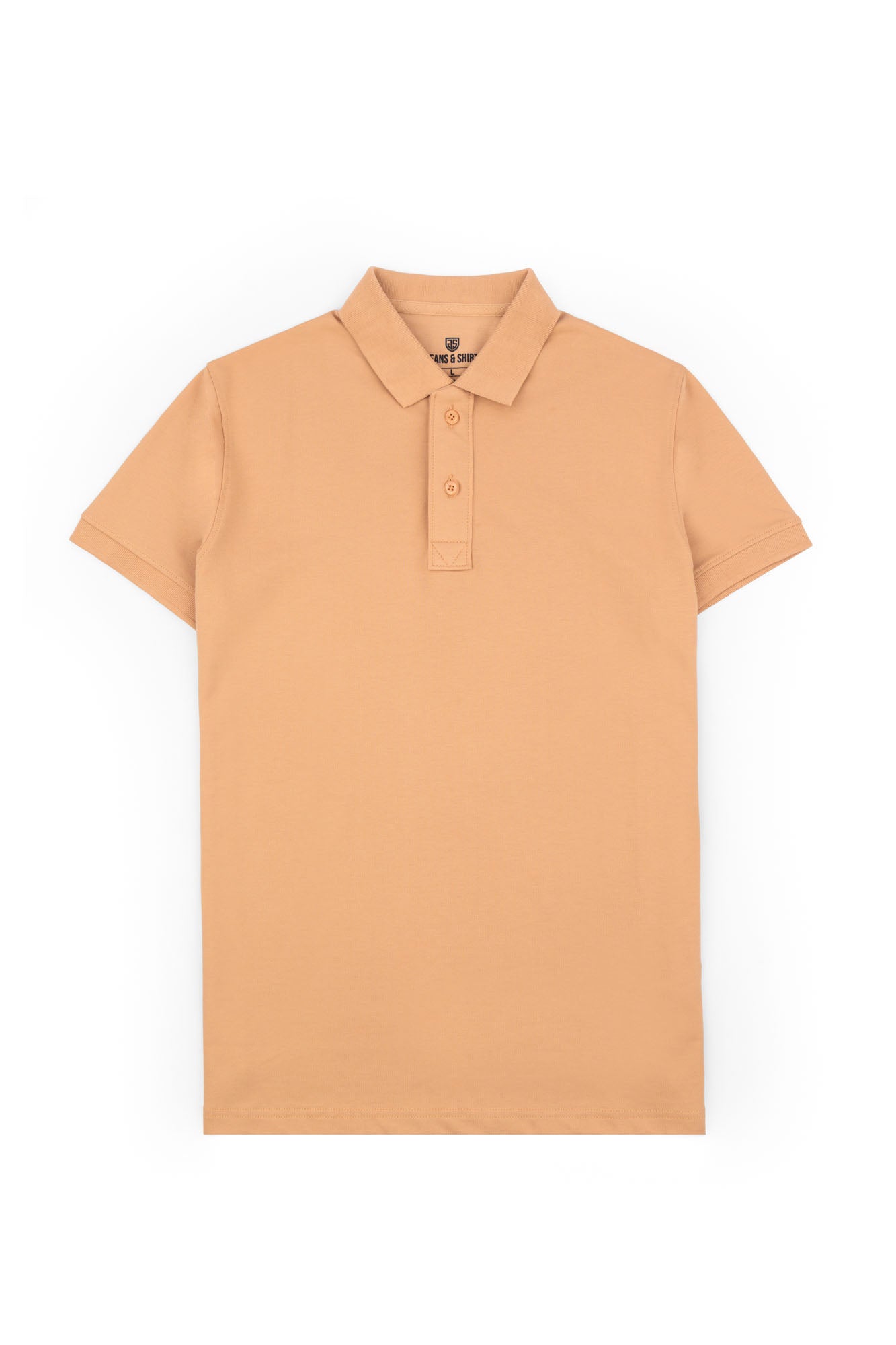 Ecru Pique Polo Shirt