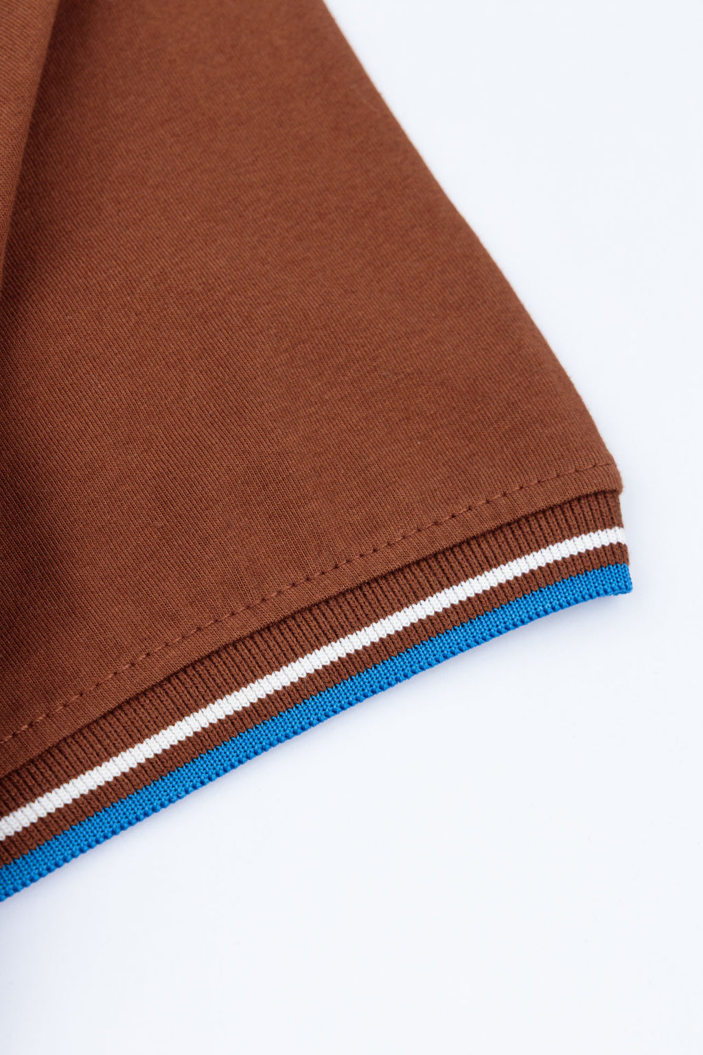 Essential Brown Cotton Lycra Polo Shirt