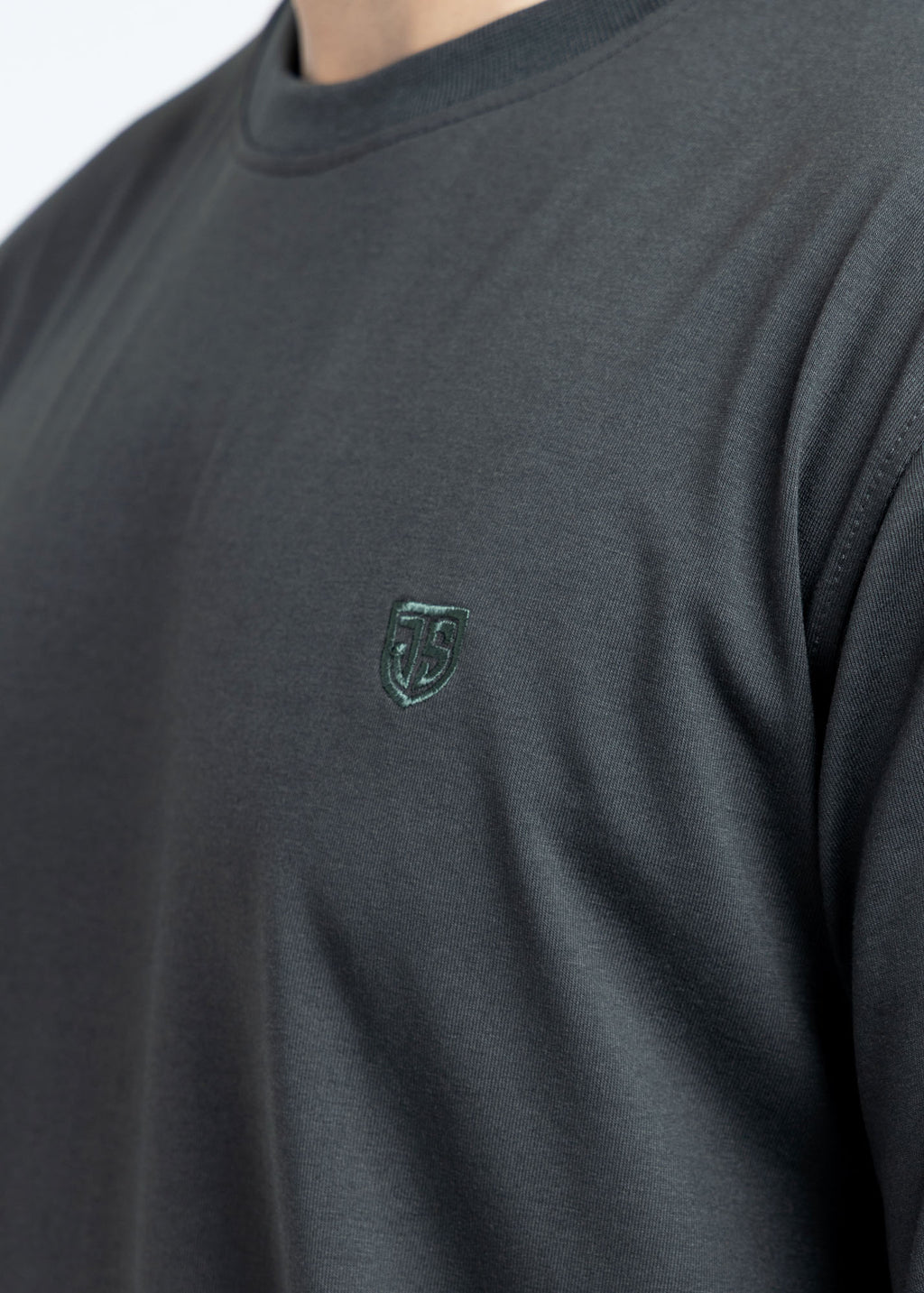 Relaxed Fit Camo Green T-Shirt Lycra Jersey