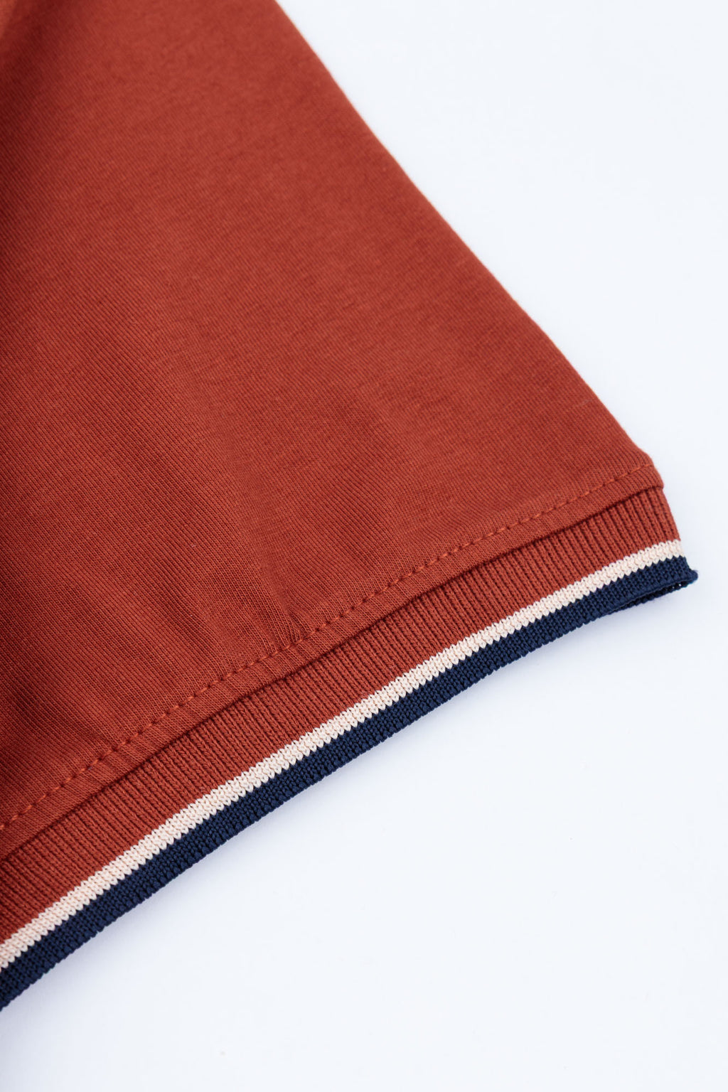 Rust Cotton Lycra Polo Shirt
