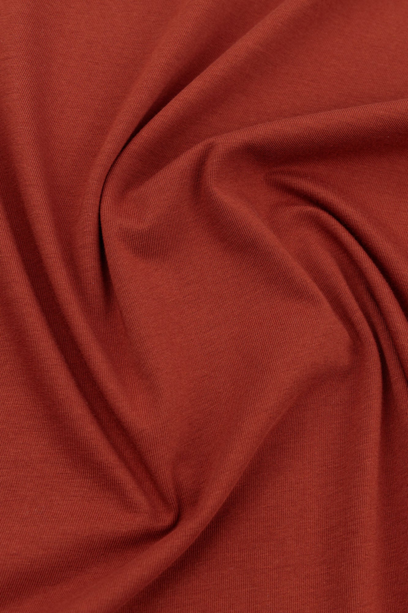 Rust Cotton Lycra Polo Shirt